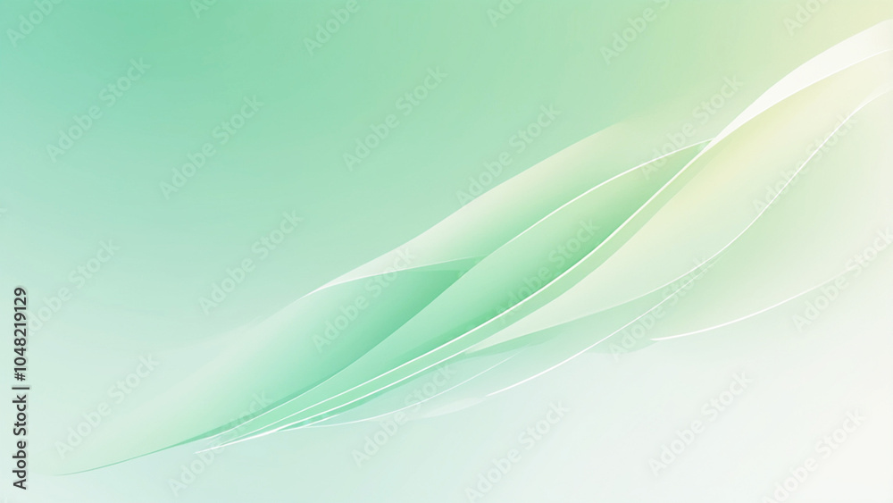 Obraz premium light green Gradient with Modern Feel background