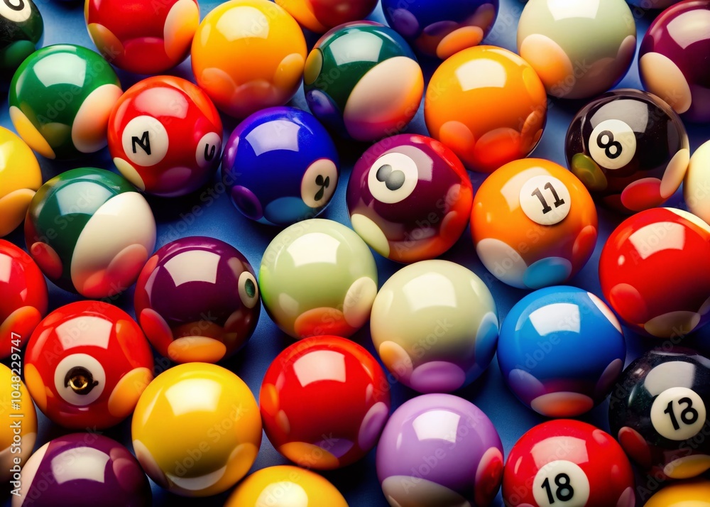 High-Quality Pool Balls in 4K Resolution for Stunning Product Photography High-Quality Pool Balls in 4K Resolution for Stunning Product Photography