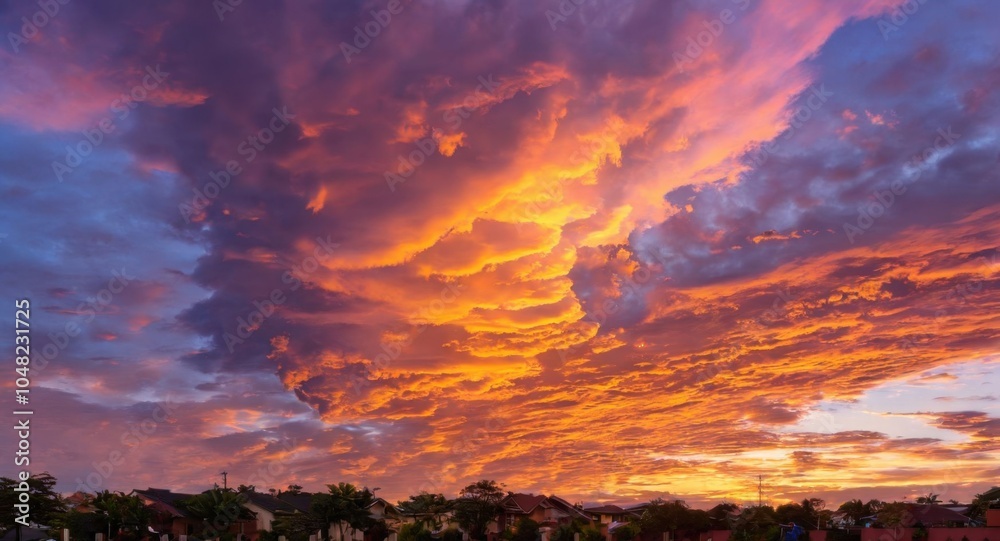 view of a beautiful rich sky view of a beautiful rich sky