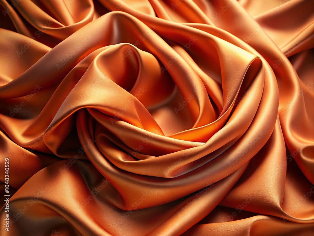 Luxurious Orange Rose Fabric with Soft Texture for Cosmetic and Healthcare Product Backgrounds Luxurious Orange Rose Fabric with Soft Texture for Cosmetic and Healthcare Product Backgrounds