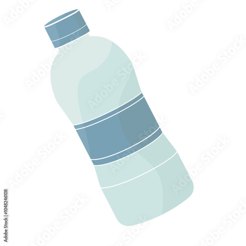 small plastic bottle of water