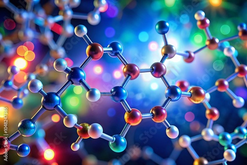 Minimalist Molecular Structure of Neurotransmitters: Serotonin and Dopamine in Neurochemistry photo