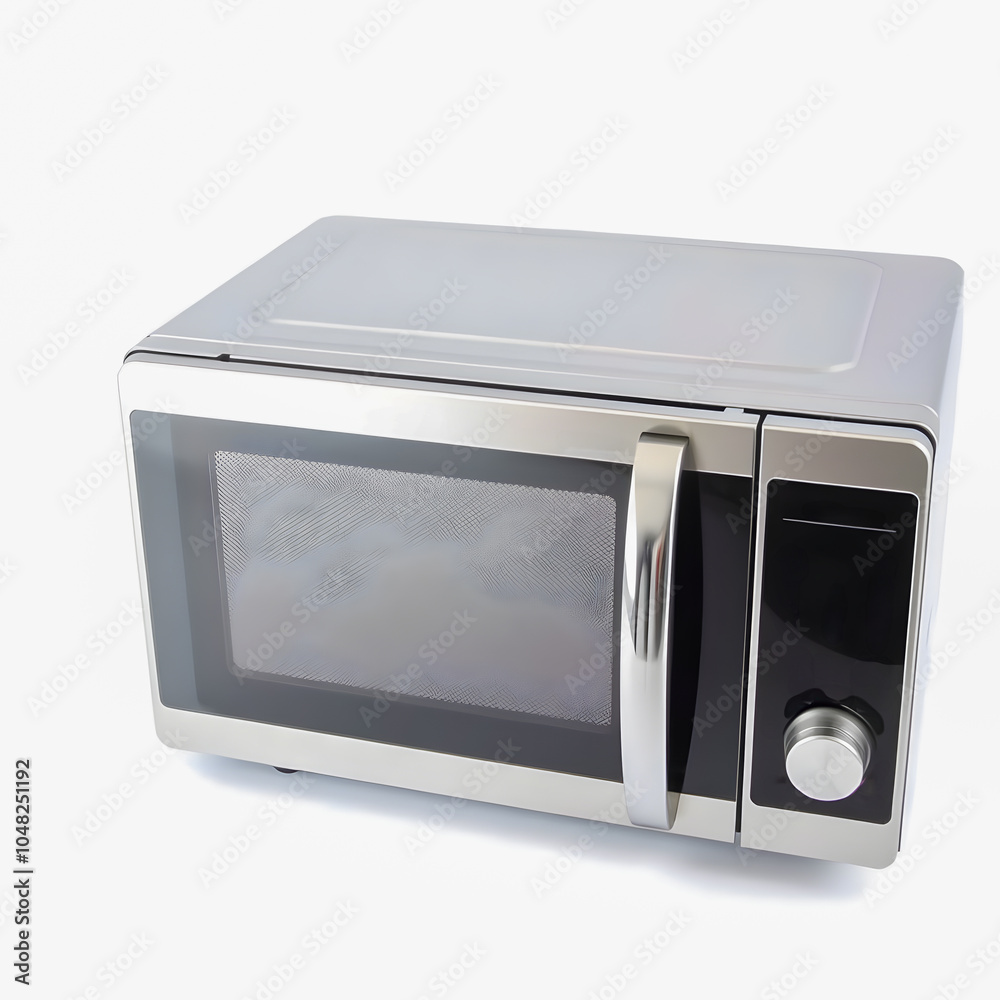 Obraz premium Microwave oven isolated on white background