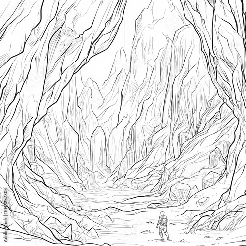 A character exploring a mys...