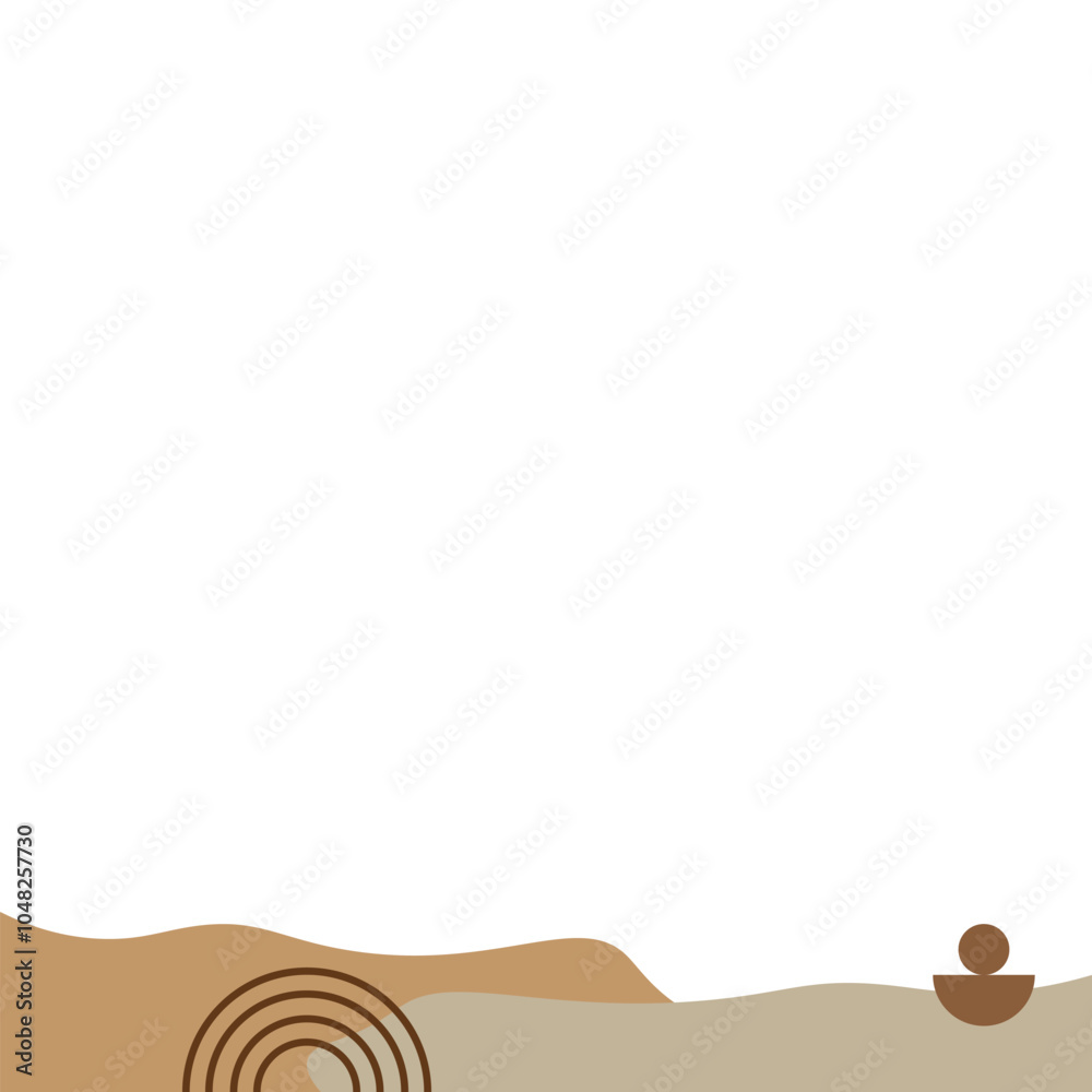 Obraz premium Doodle Footer