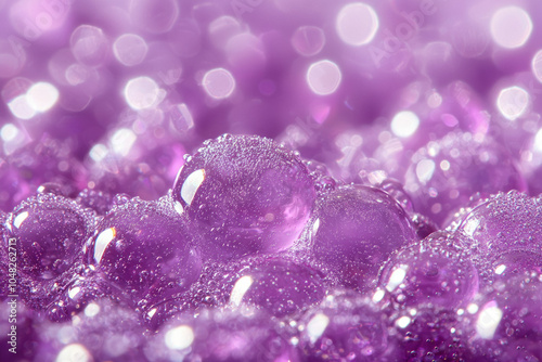 Purple Bubble Background