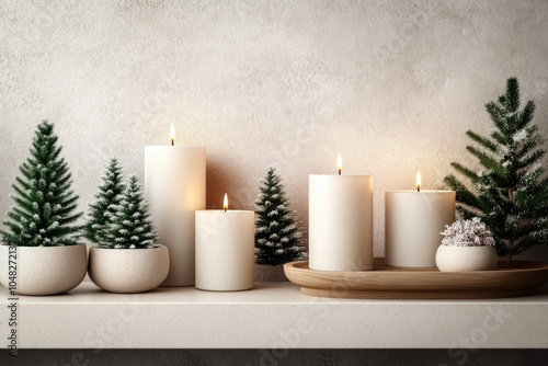 Modern Mantle Design With M...