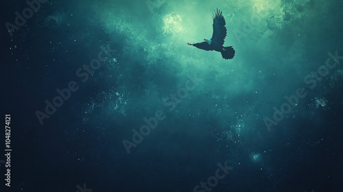 Wallpaper With A Deep Blue ...