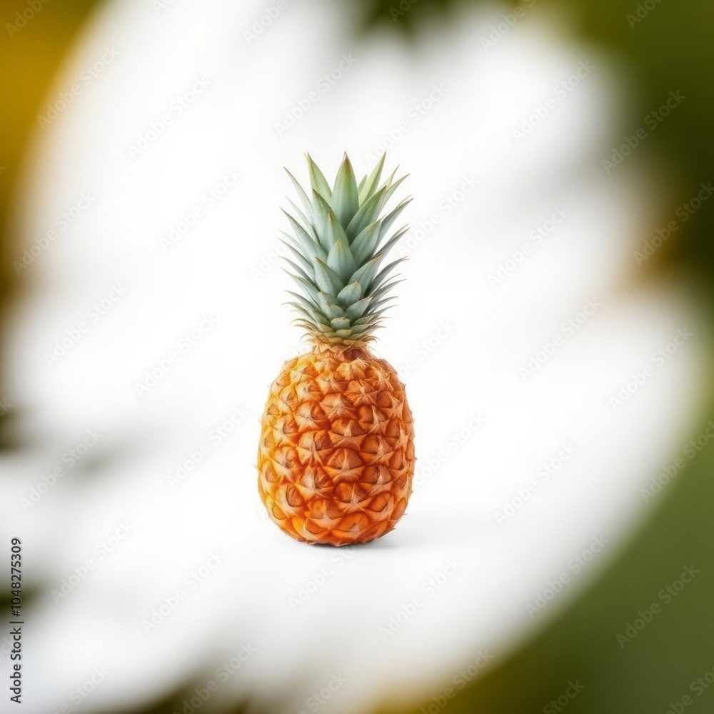 Pineapple isolated on white background full depth of field Pineapple isolated on white background full depth of field