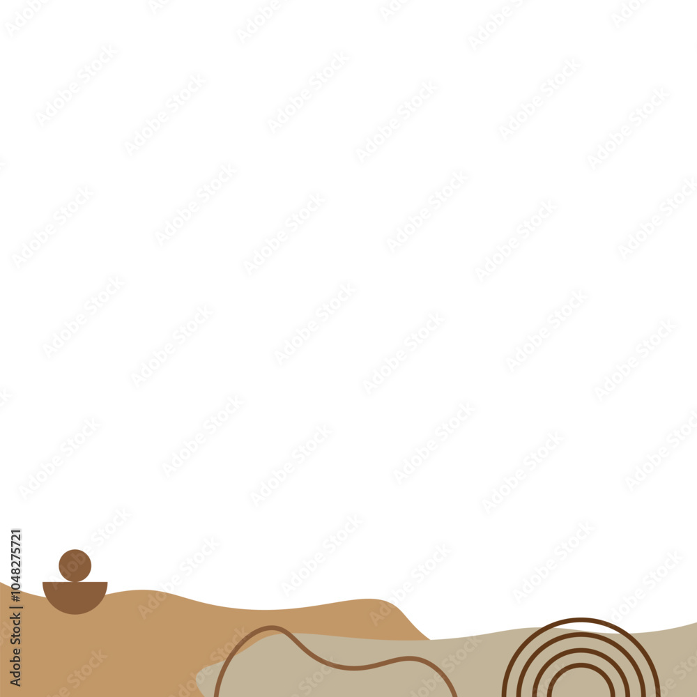 Obraz premium Doodle Footer