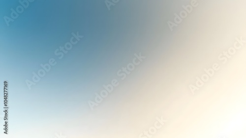 Light Blue and White Gradient Background Resembling a Clear Sky, Ideal for Web Banner Design with Ample Copy Space on the Right Side