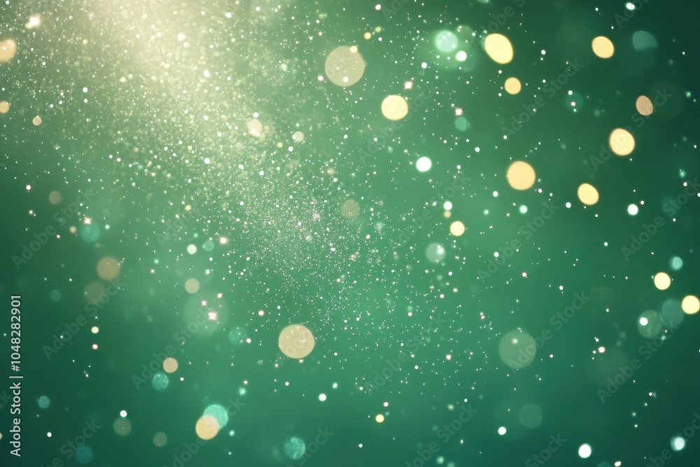 Shimmering sparkle motion on green background. Bright white dust glow. Bokeh light effects backdrop. Flickering stars dazzle. Occasion: valentine's, mother's day, weddings Shimmering sparkle motion on green background. Bright white dust glow. Bokeh light effects backdrop. Flickering stars dazzle. Occasion: valentine's, mother's day, weddings