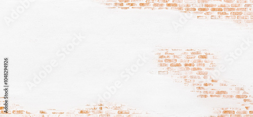 brick wall covered with cru...