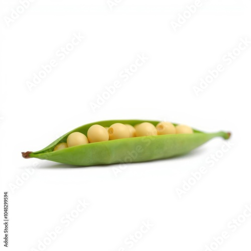 Pea isolated on white background full depth of fieldPea isolated on white background full depth of field photo