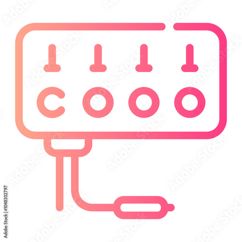 voltmeter Line Gradient Icon