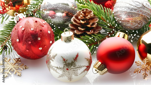 Christmas window display decoration pendant design background image