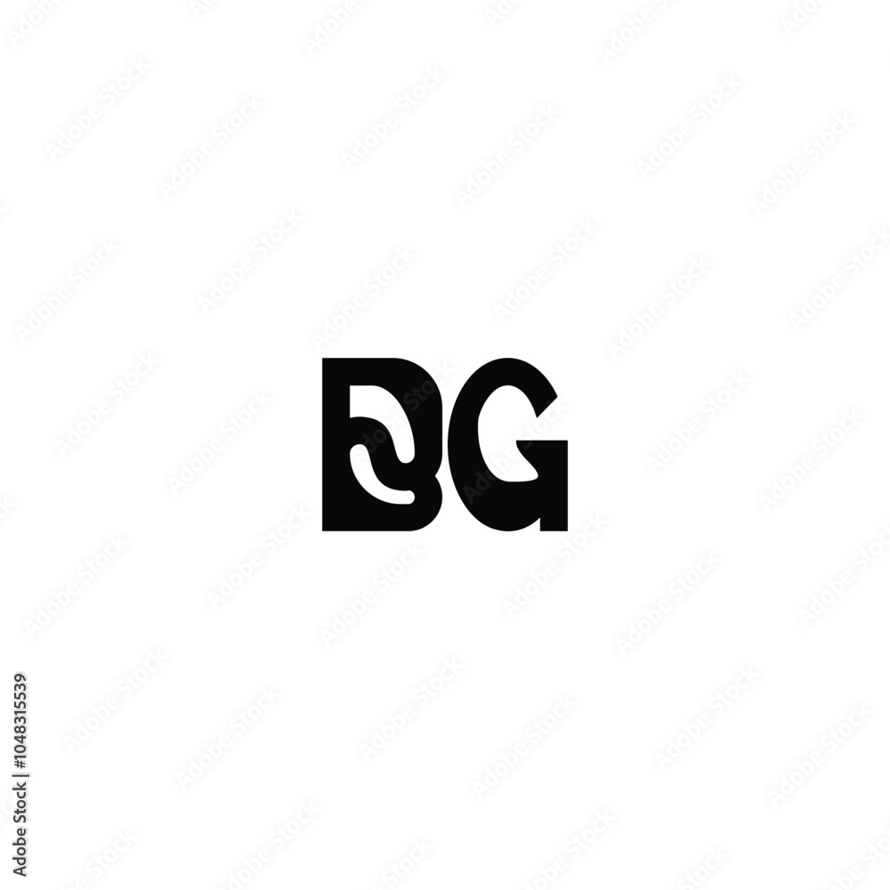 BG monogram logo design letter text name symbol monochrome logotype alphabet character simple logo BG monogram logo design letter text name symbol monochrome logotype alphabet character simple logo