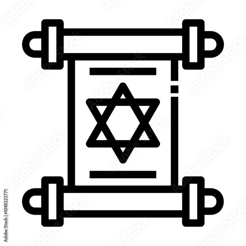 torah Line Icon