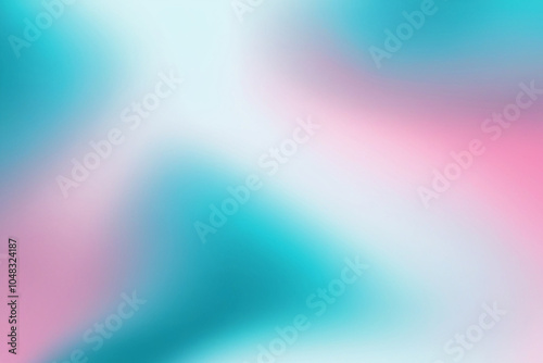 Elegant Gradient Waves of Blue and Pink, created by generative AI