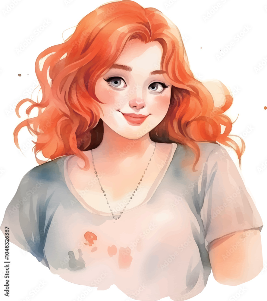 Obraz premium portrait of a woman with hair