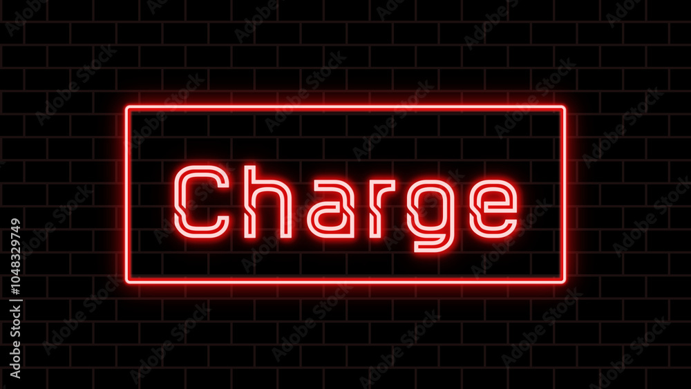 Charge のネオン文字 Charge のネオン文字