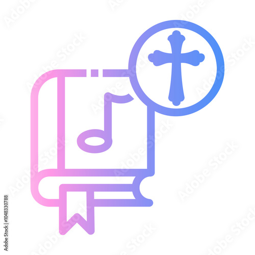 gospel Line Gradient Icon