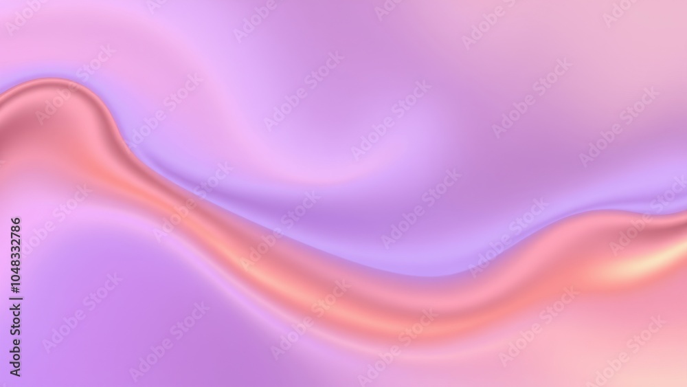 Fototapeta premium Soft gradient smooth liquid abstract background.