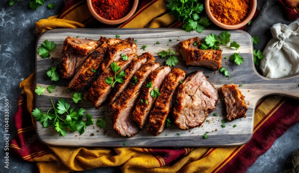 Lham Mhammer Algerian Roast Lamb with Spices Lham Mhammer Algerian Roast Lamb with Spices