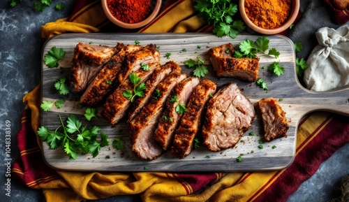 Lham Mhammer Algerian Roast Lamb with Spices photo