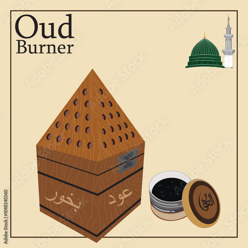 mabkhara traditional tarim agarwood oud burner aromatheraphy
