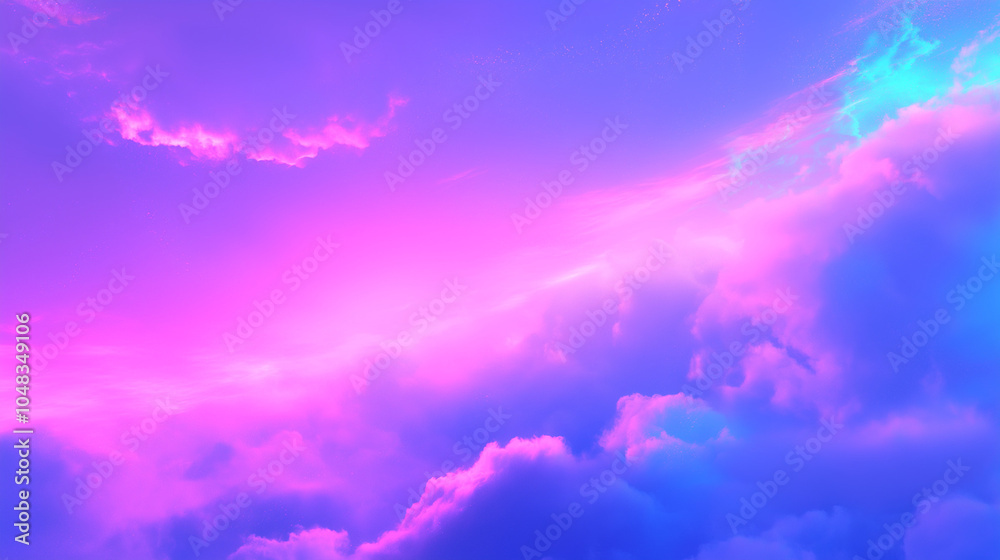 Bold vaporwave gradient background with intense transitions from neon purple to electric blue, accented by flashes of hot pink and turquoise. Diagonal movement creates dynamic energy
Bold vaporwave gradient background with intense transitions from neon purple to electric blue, accented by flashes of hot pink and turquoise. Diagonal movement creates dynamic energy