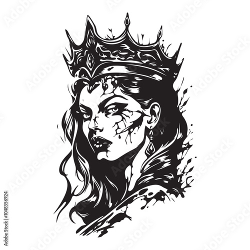 Undead Queen The Haunting Matriarch of Lost Souls