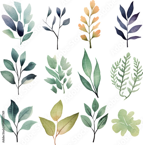 seamless pattern with green leaves