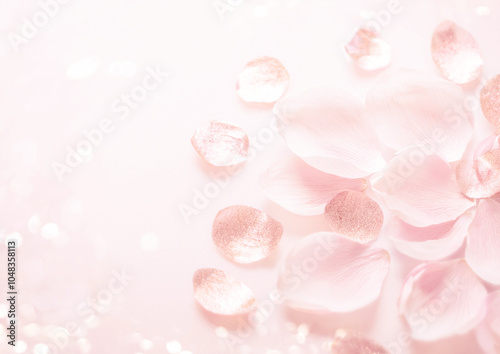 ピンクの花びらの背景