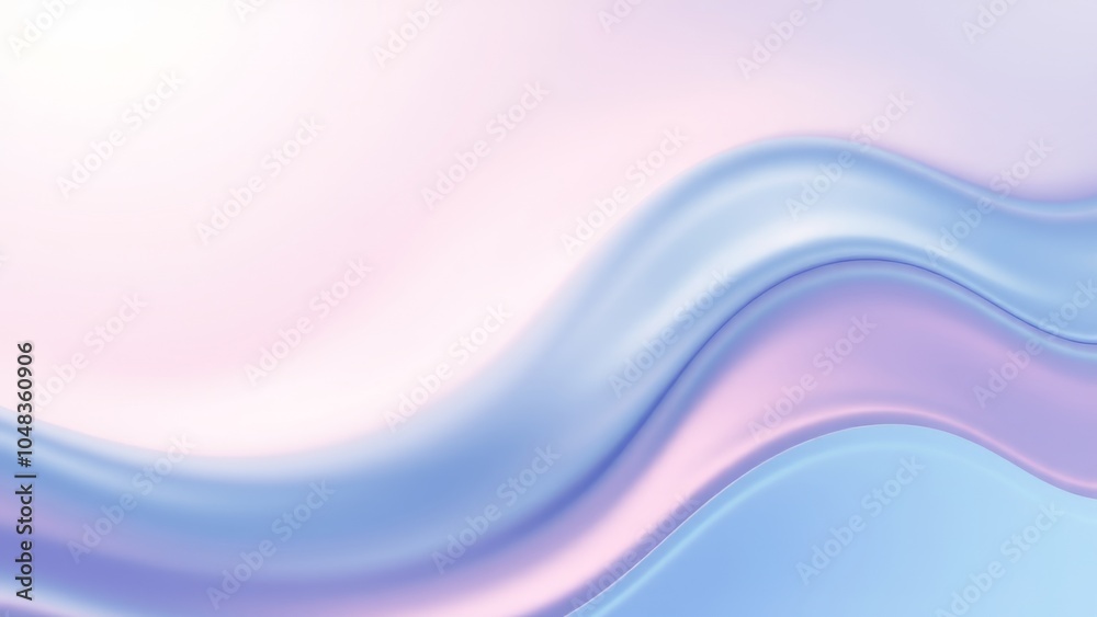Fototapeta premium Soft gradient smooth liquid abstract background.