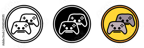 Multiplayer Icon, A game mode allowing multiple players to interact, compete, or collaborate, enhancing social gaming experiences.
