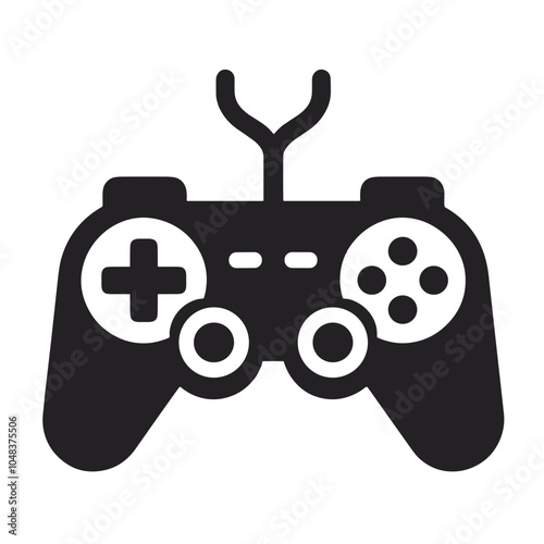 Game controller icon, representing gaming and entertainment