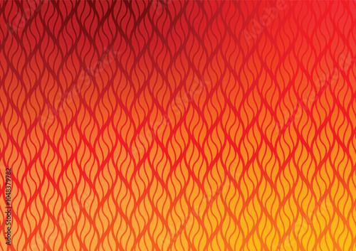 Red hot line pattern fire flames blaze presentation background