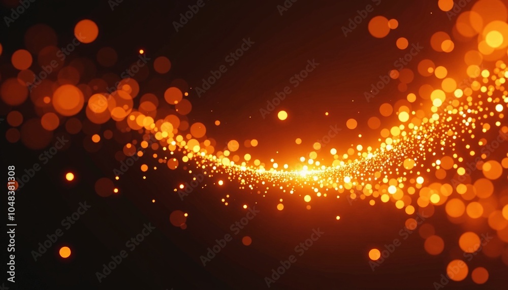 Obraz premium Abstract background with sparkling golden splashes on a dark backdrop, luxurious and dramatic design