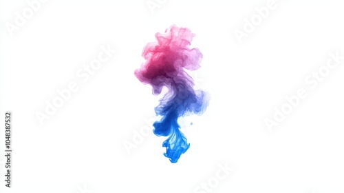 Abstract Ink Swirl Art