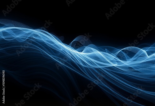 Dark Matter Wave A wave of invisible unknown energy visualized a