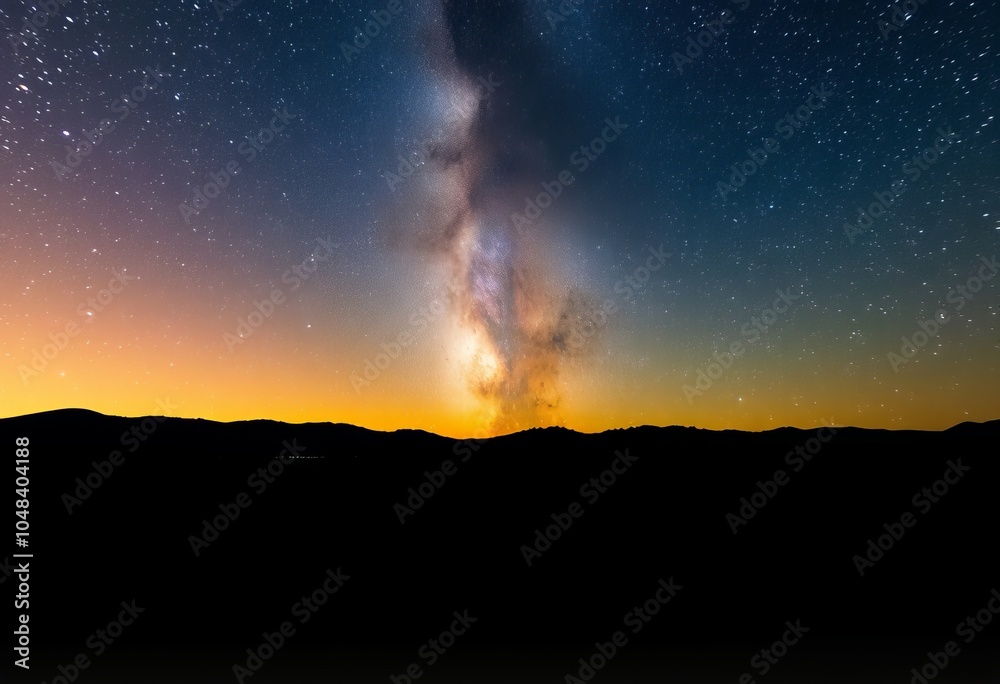 Starry Night A starry night sky symbolizing the infinite and mys Starry Night A starry night sky symbolizing the infinite and mys