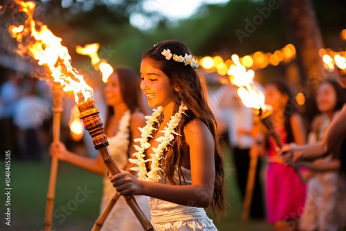 Vibrant Hawaiian Luau Celebration