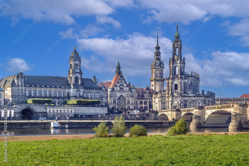 View of Old town of Dresden, Germany