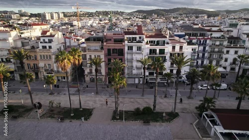 coastal beach town in europe
