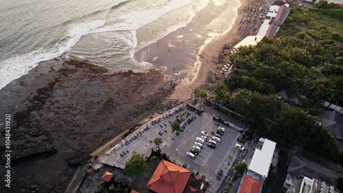 aerial view of beach in indonesia