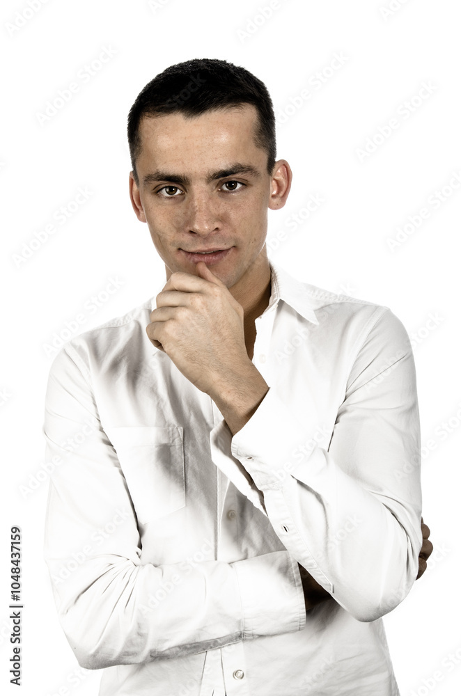 Attractive man and good mood. Attractive man and good mood.
