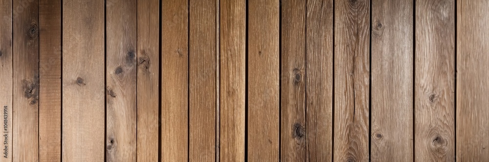 Fototapeta premium Rustic wood background for banner. Created with generative AI technology