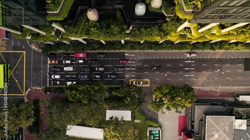 aerial view of a city in asia