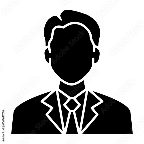 Wallpaper Mural Businessman icon in glyph style. Lawyer icon in glyph style. Icon about law and justice Torontodigital.ca